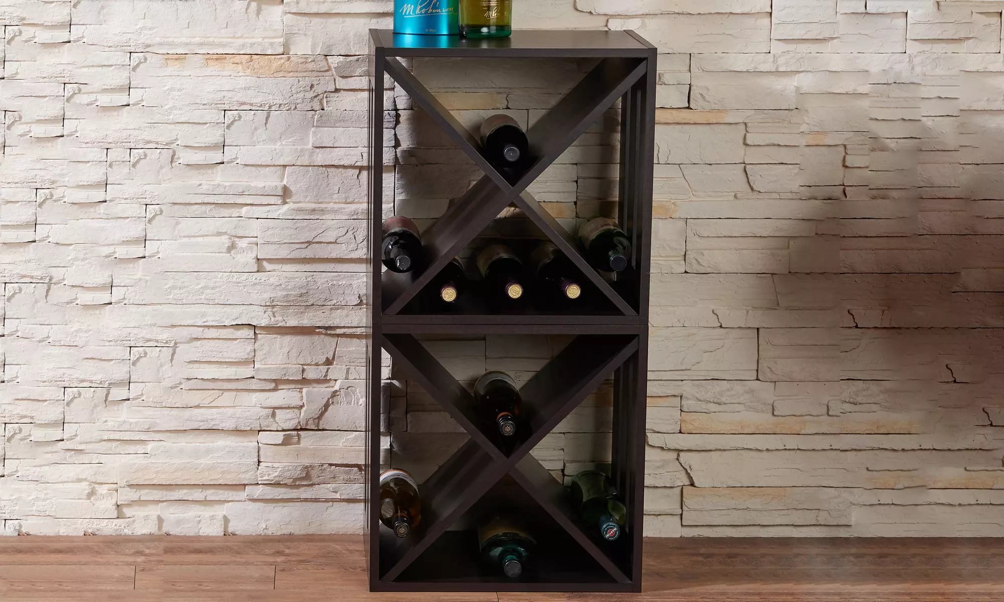 X-Shaped Wine Rack - Second Medium