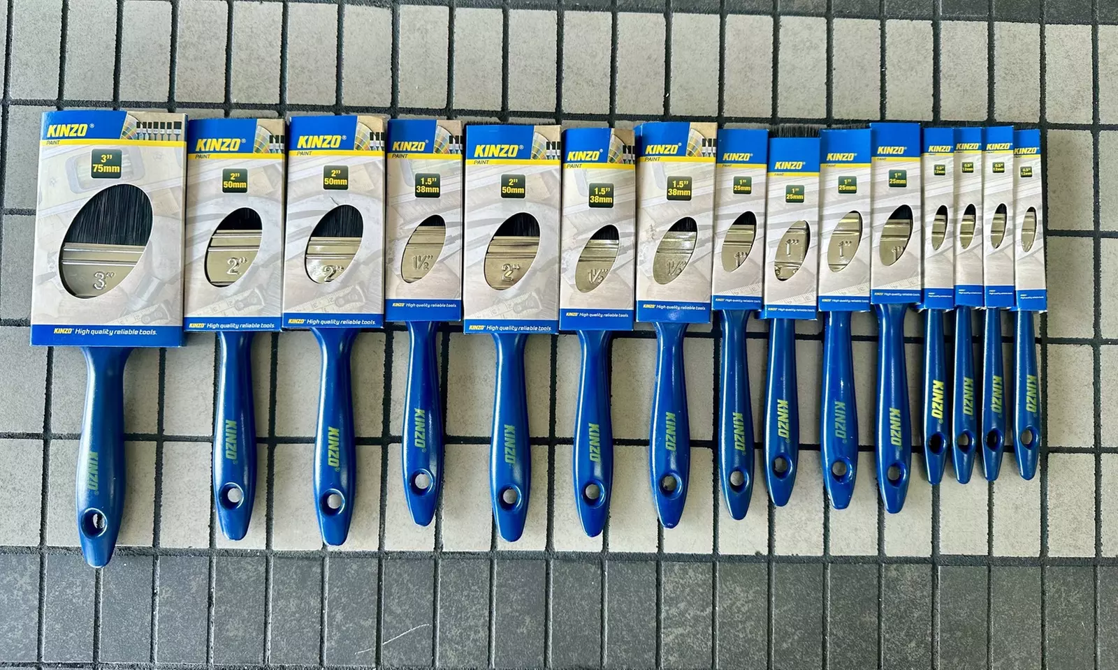 15-Pack Jumbo Paint Brush Set