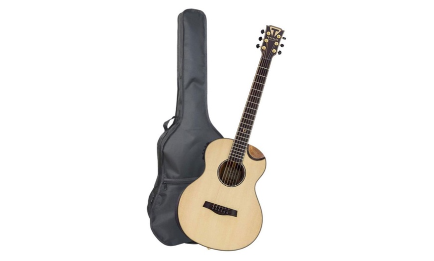 Image 1: Full-Size Acoustic Guitar Cover