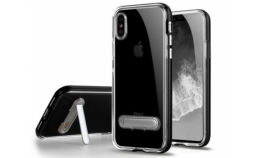 Image 9: 2-in-1 Schutzhülle mit eingebauter Ständer für iPhone