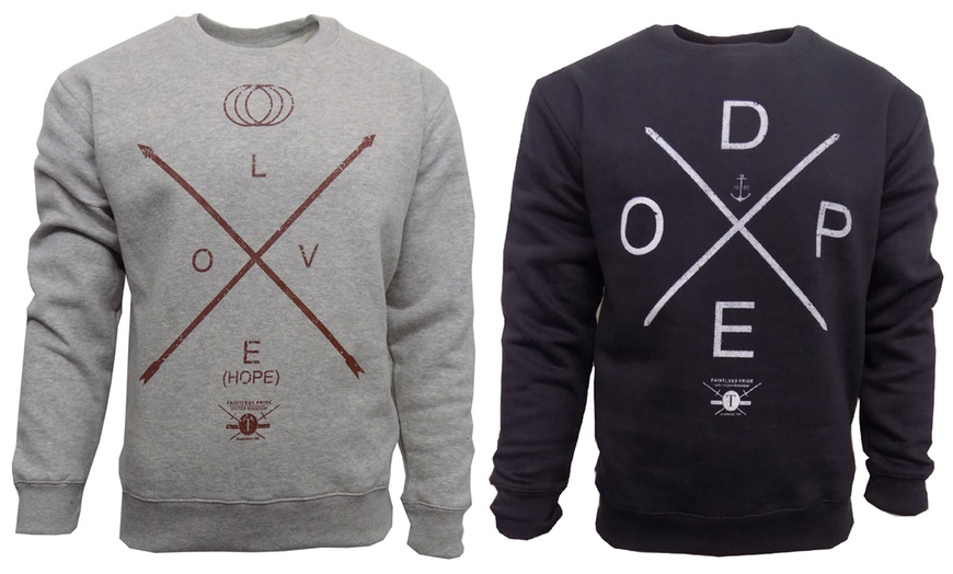 Image 3: Two Men's Printed Sweatshirts