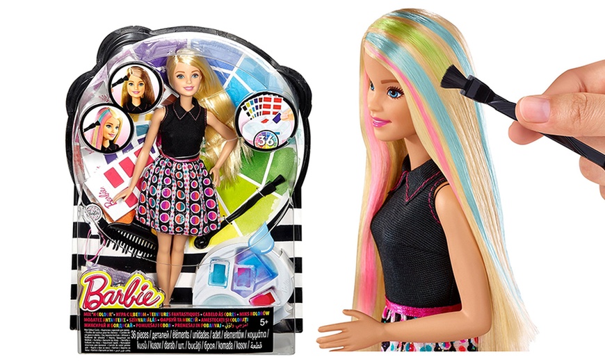 Image 1: Barbie Mix 'n Colour Doll