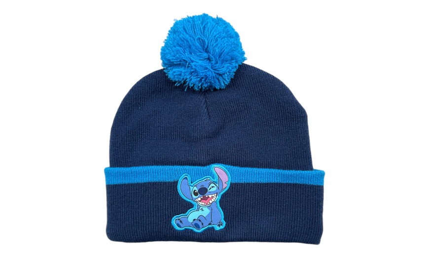 Image 25: Ensemble bonnet, gant, tour de cou Lilo & Stitch, Paw Patrol ou Minnie