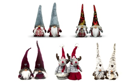 Elfi, gnomi e renne decorativi, venduti singolarmente o a coppia