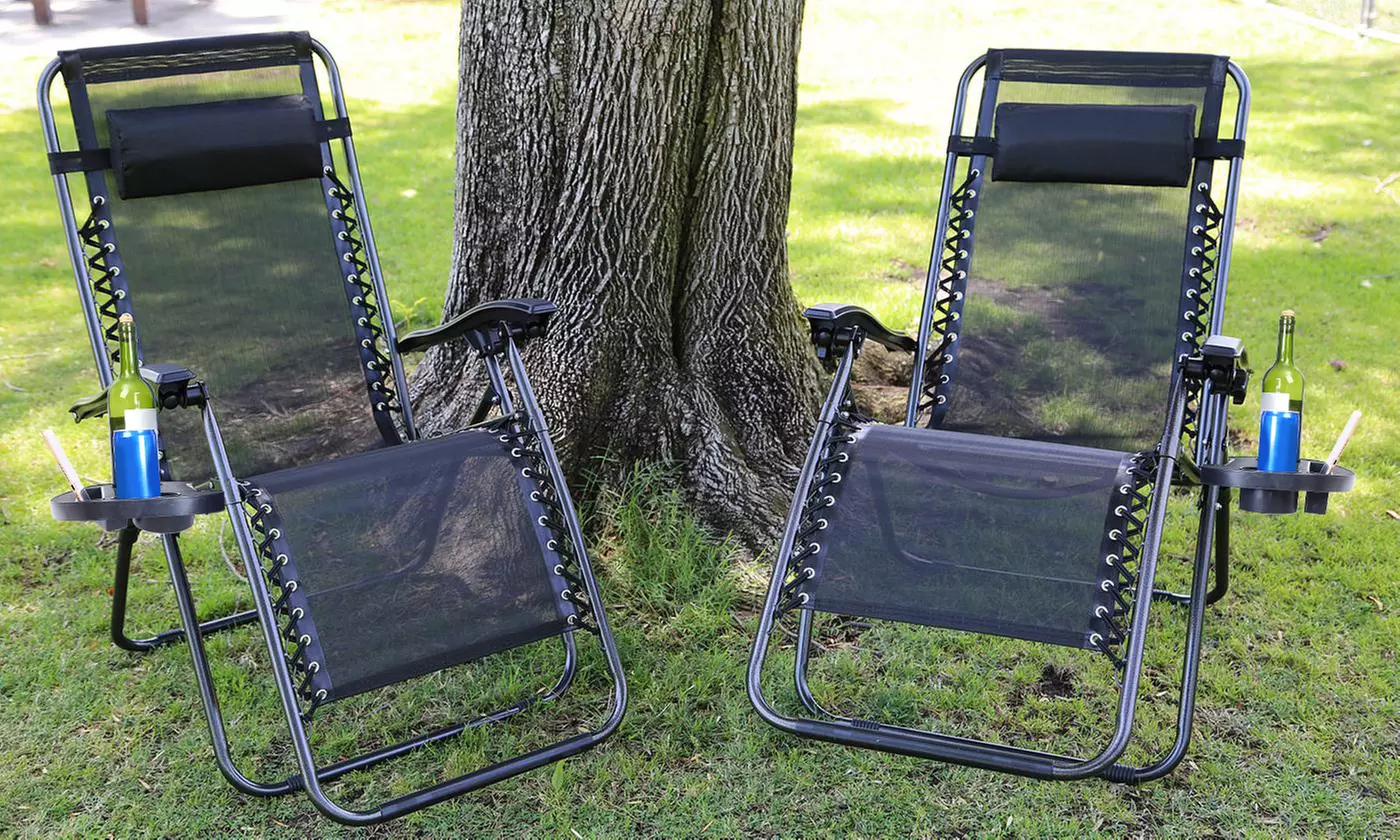 Zero-Gravity Lounge Chairs (2-Pack) - Primary Image