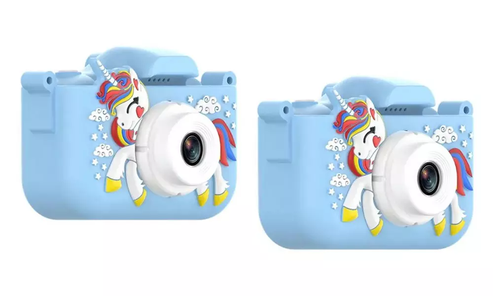 1 of 2 eenhoorn digitale 1080P camera voor kinderen