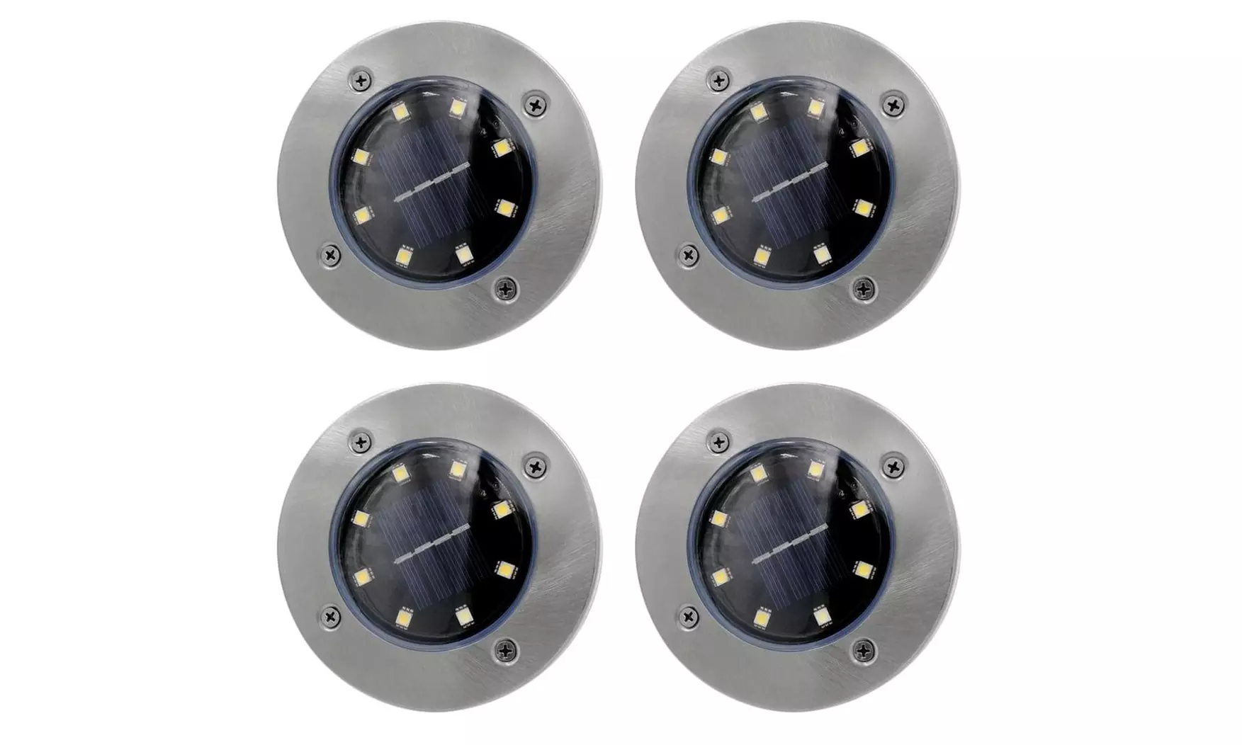 Fino a 10 faretti LED ricaricabili a energia solare