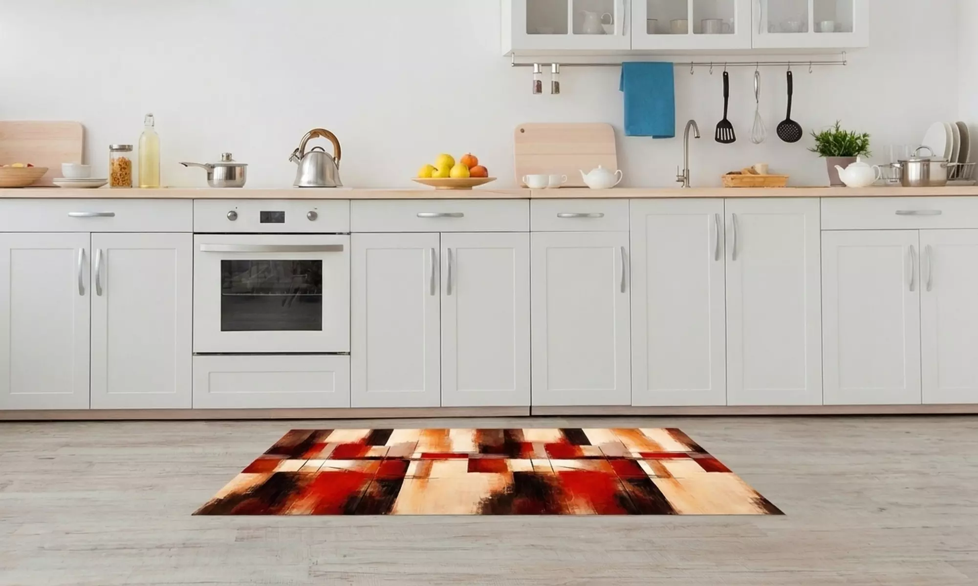 Tapis de course coloré, résistant aux taches et antidérapant