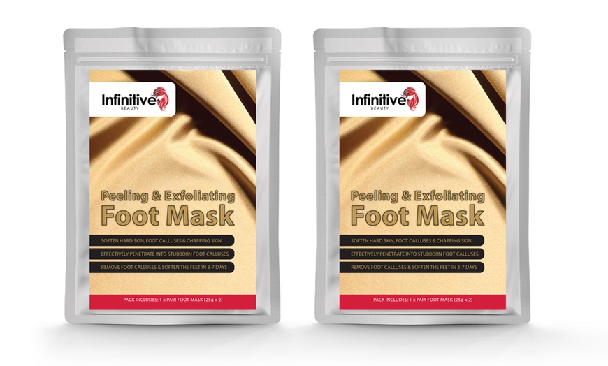 Image 4: Exfoliating Peel Foot Mask Socks