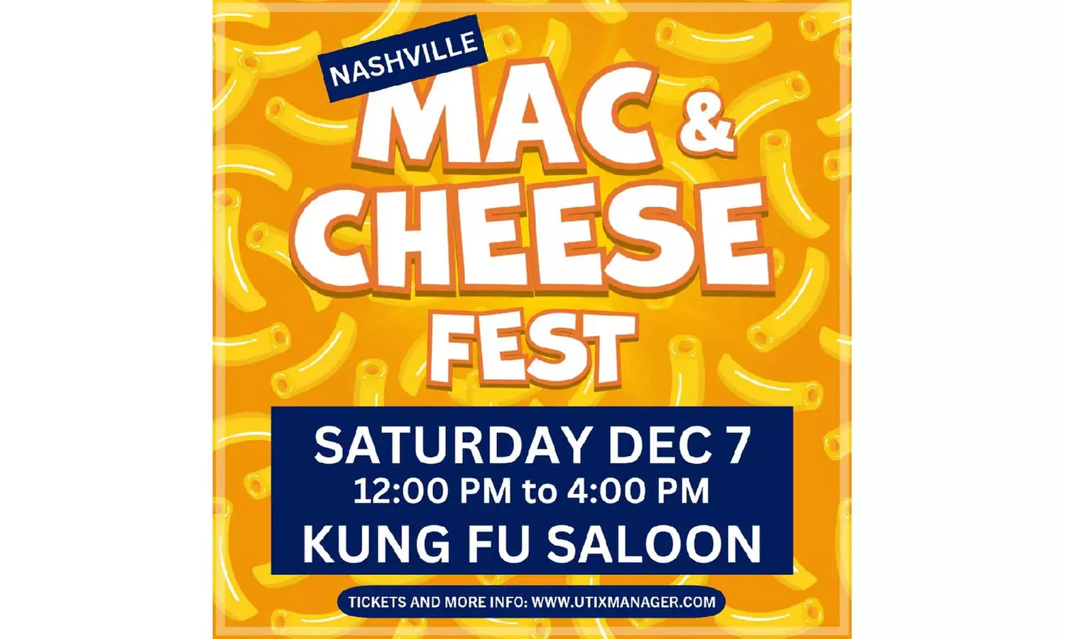 General Admission or VIP for Mac & Cheese Fest Nashville(Up to 38% Off) - Primary Image