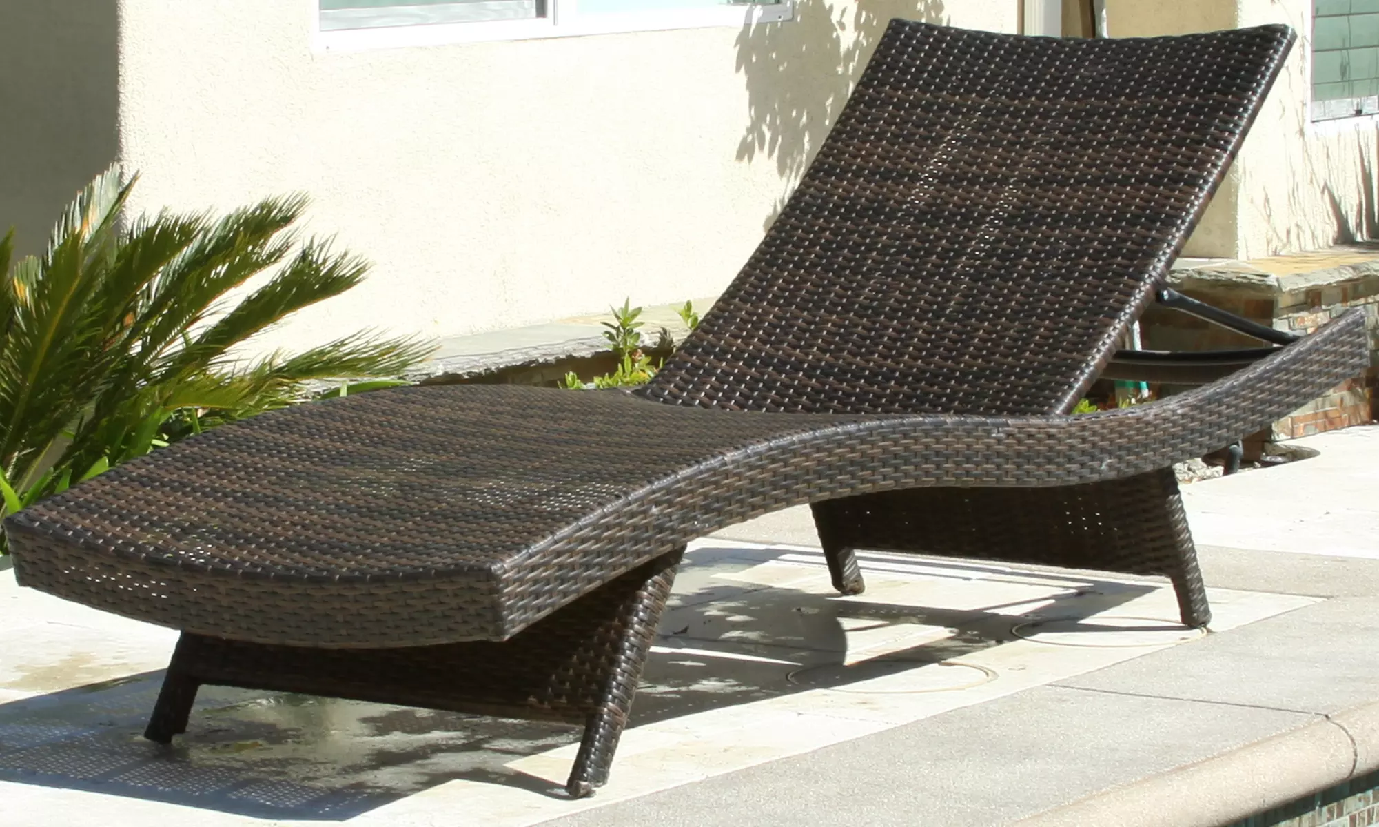 Lakeport Outdoor Wicker Lounge Chair - Primary Image