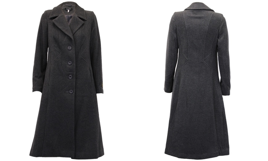 Image 8: Women's Long Cashmere Coat