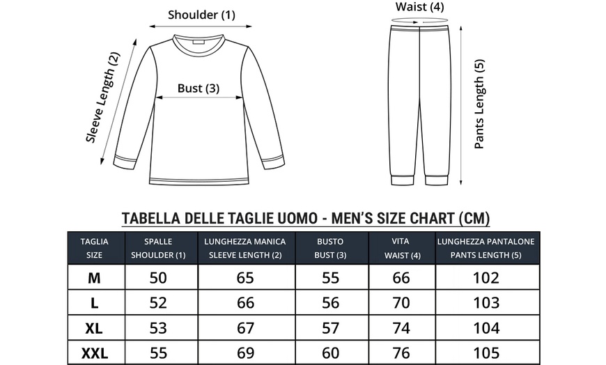 Image 3: Pigiama invernale da uomo o da donna Liabel