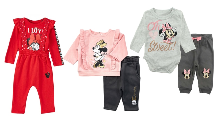 Image 1: Babykleidung mit Minnie-Motiven