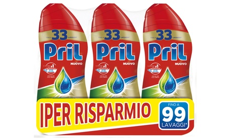 3 o 10 confezioni di detersivo per piatti Pril, disponibili  in 4 tipologie
