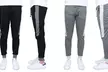 2-Pack Men's Slim-Fit French Terry Joggers with Contrast Side Stripe (S-2XL) - Second Medium