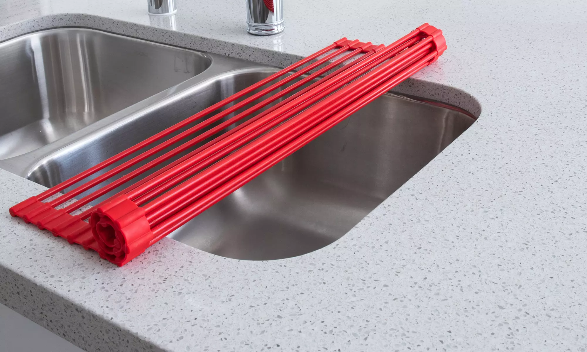 Over-the-Sink Roll-Up Dish Drying Mat - Second Medium