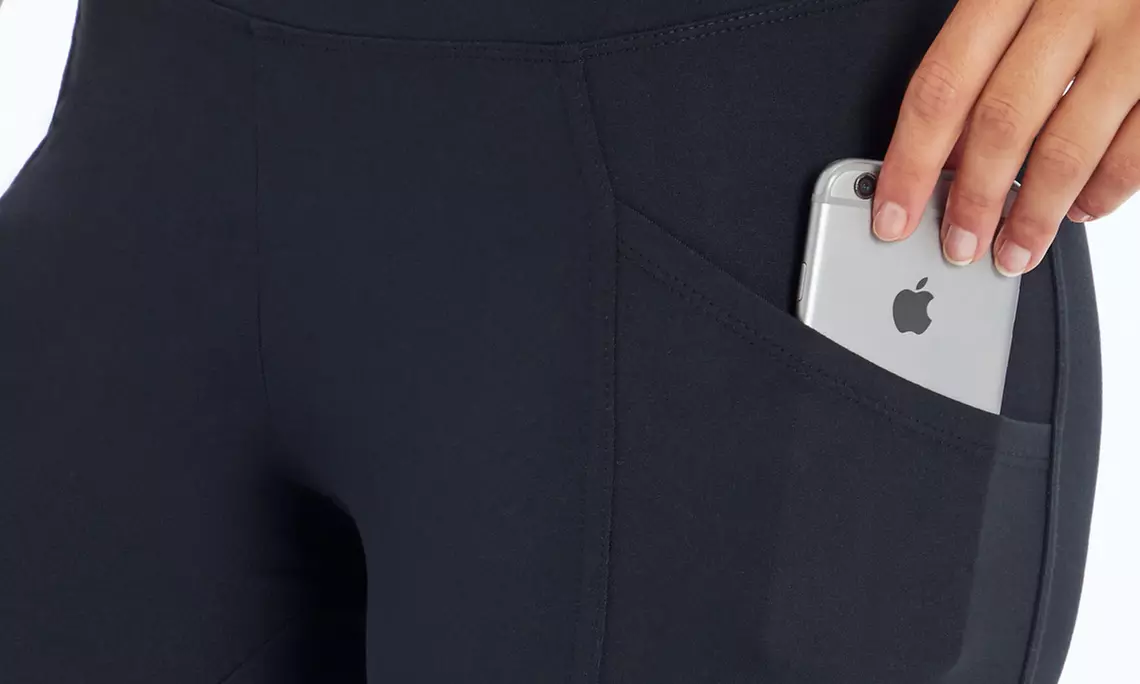 Marika 27" High-Waist Tummy Control Pocket Leggings. Plus Sizes Available. - Second Medium