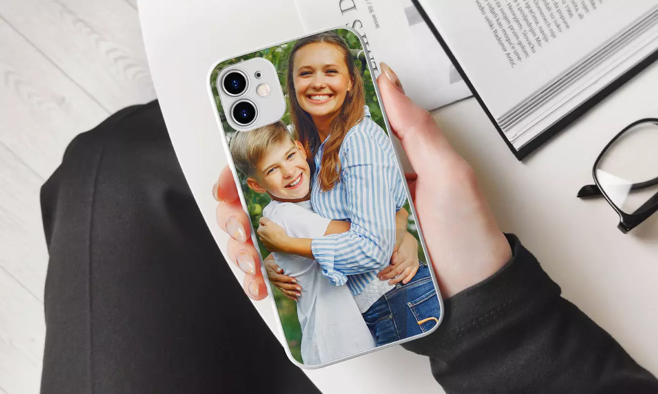Personalisierbare Handyhülle mit Foto für verschiedene Smartphones