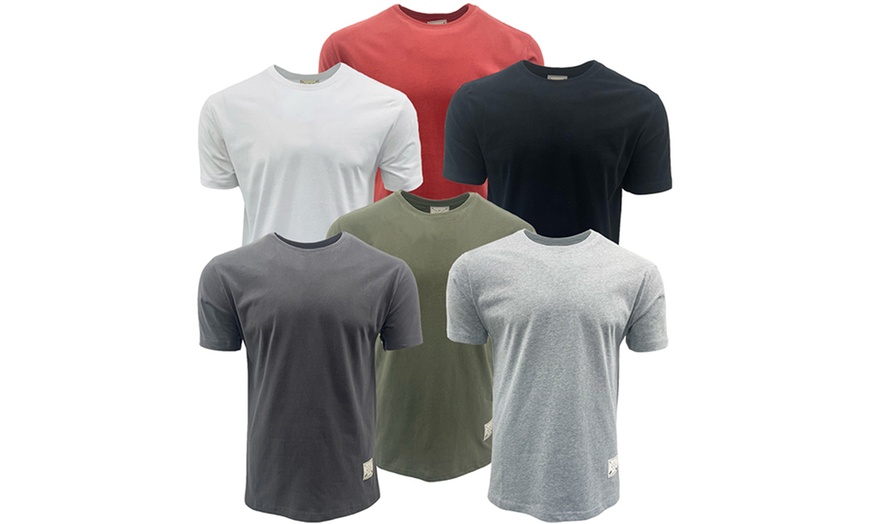 Image 1: Blu Apparel 2er-Pack Herren Premium T-Shirts mit Rundhalsausschnitt