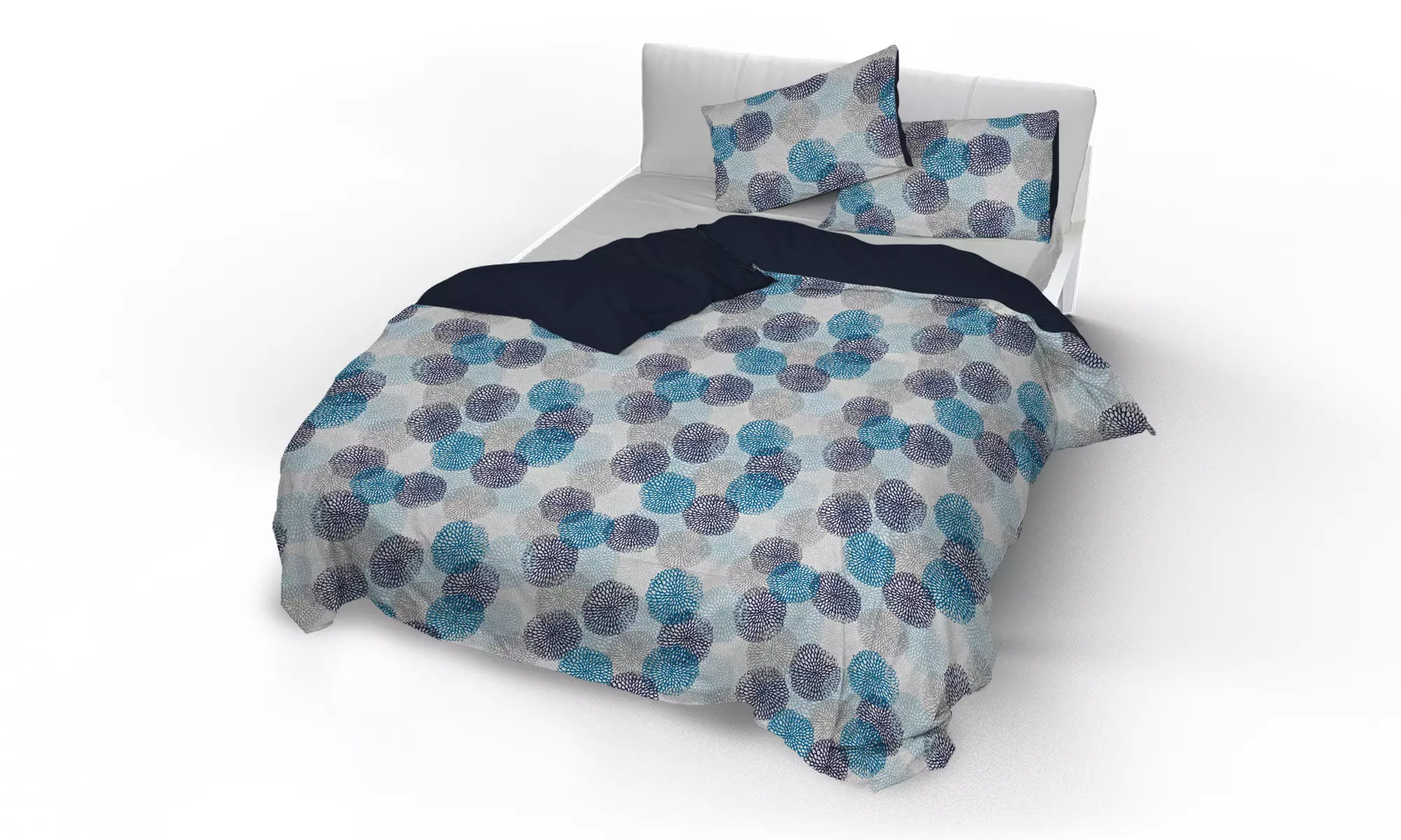 Ensemble de literie fantaisie, effet "peau de pêche"