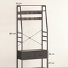 Image 6: HomCom Coat Rack with Shoe Storage Bench and Hooks