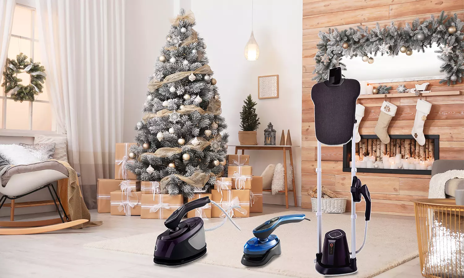 Ferro da stiro a vapore multifunzionale Herzbeg, disponibile in 3 modelli - Primary Image