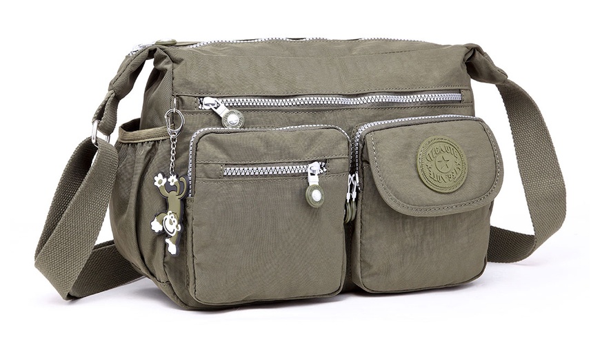 Image 14: Multi-Compartment Crossbody Bag