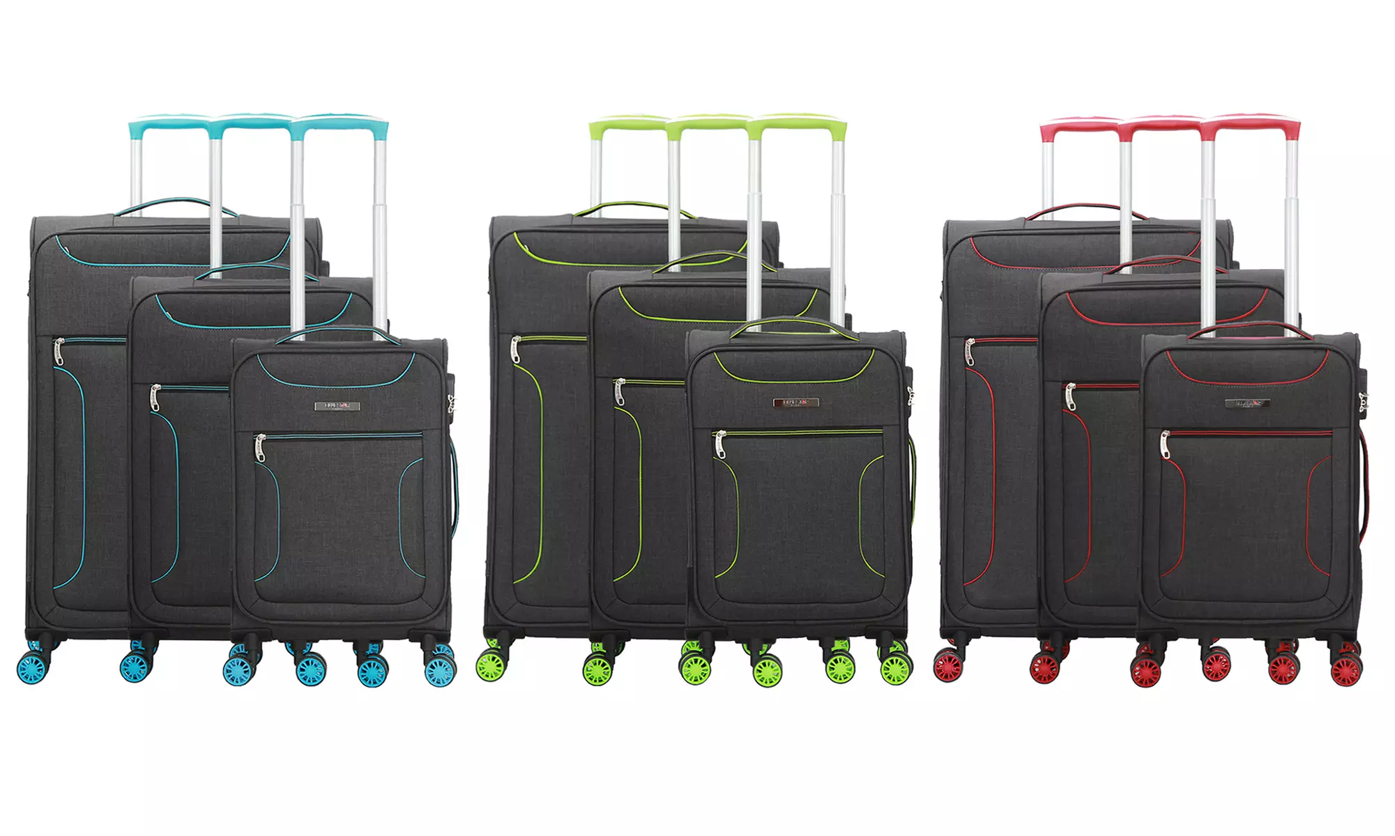 Set di 3 valigie Bluestar Concorde disponibile in 3 colori - Primary Image