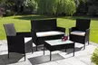 Neo Four-Piece Rattan-Effect Garden Furniture Set with Optional Cover - Second Medium
