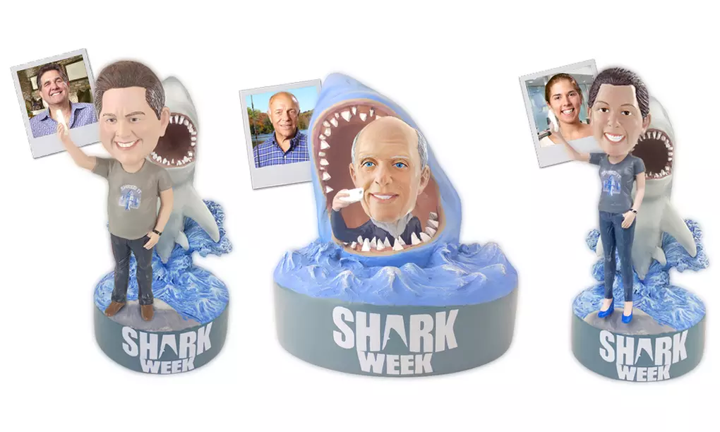 Custom Shark Week Bobblehead from Allbobbleheads.com (53% Off) - Primary Image