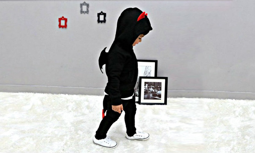 Image 2: Kids' Devil Hoodie Set