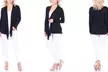 Women's Soft Open-Front Drape Cardigan - Second Medium