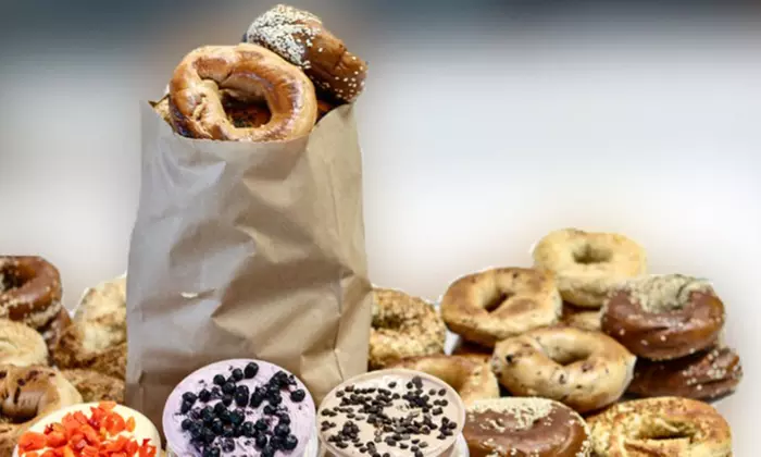 C$12 for One Dozen Bagels with 300 Grams Worth of Cream Cheese at Cadmans Montreal Bagels (C$17.20 Value)  - Primary Image