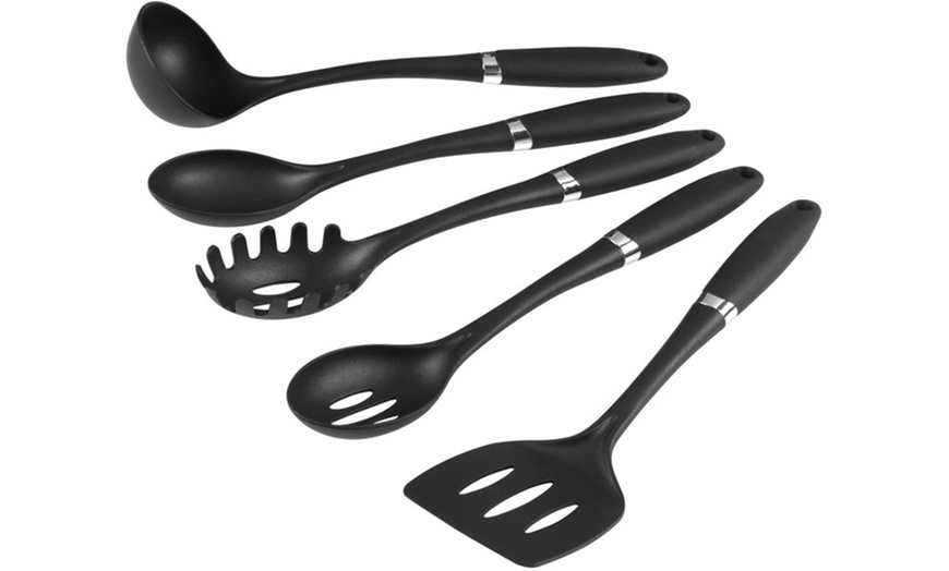 Image 8: Swan Pan Set with Utensil Set 