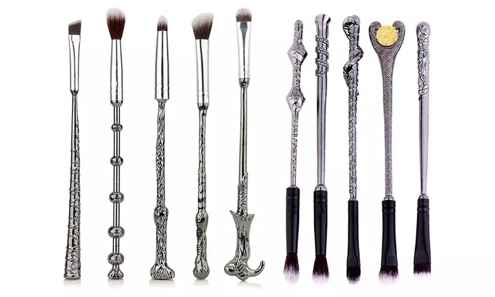 Lot de 10 pinceaux de maquillage inspirés de "Harry Potter" - Primary Image