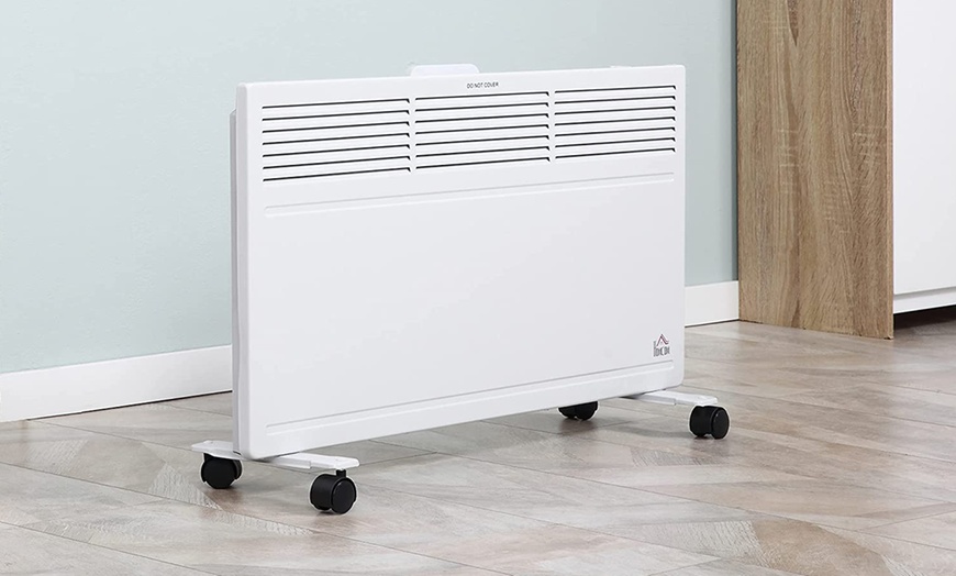 Image 6: HomCom Radiator Heater up to 1300W in Black or White