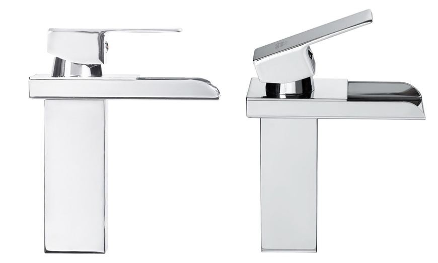 Image 3: Waterfall Chrome Mixer Tap