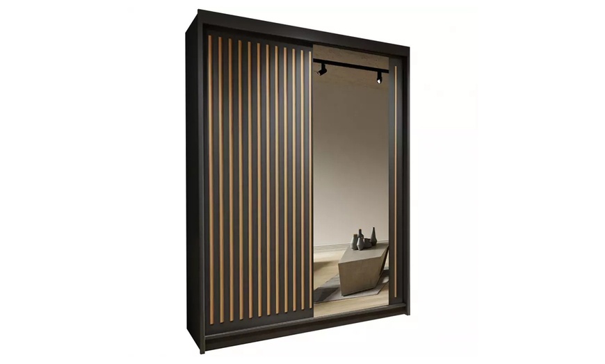 Image 7: MDF Wardrobe with Sliding Doors