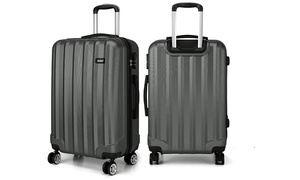 One or Three Kono Four Wheels Hard Shell Suitcases