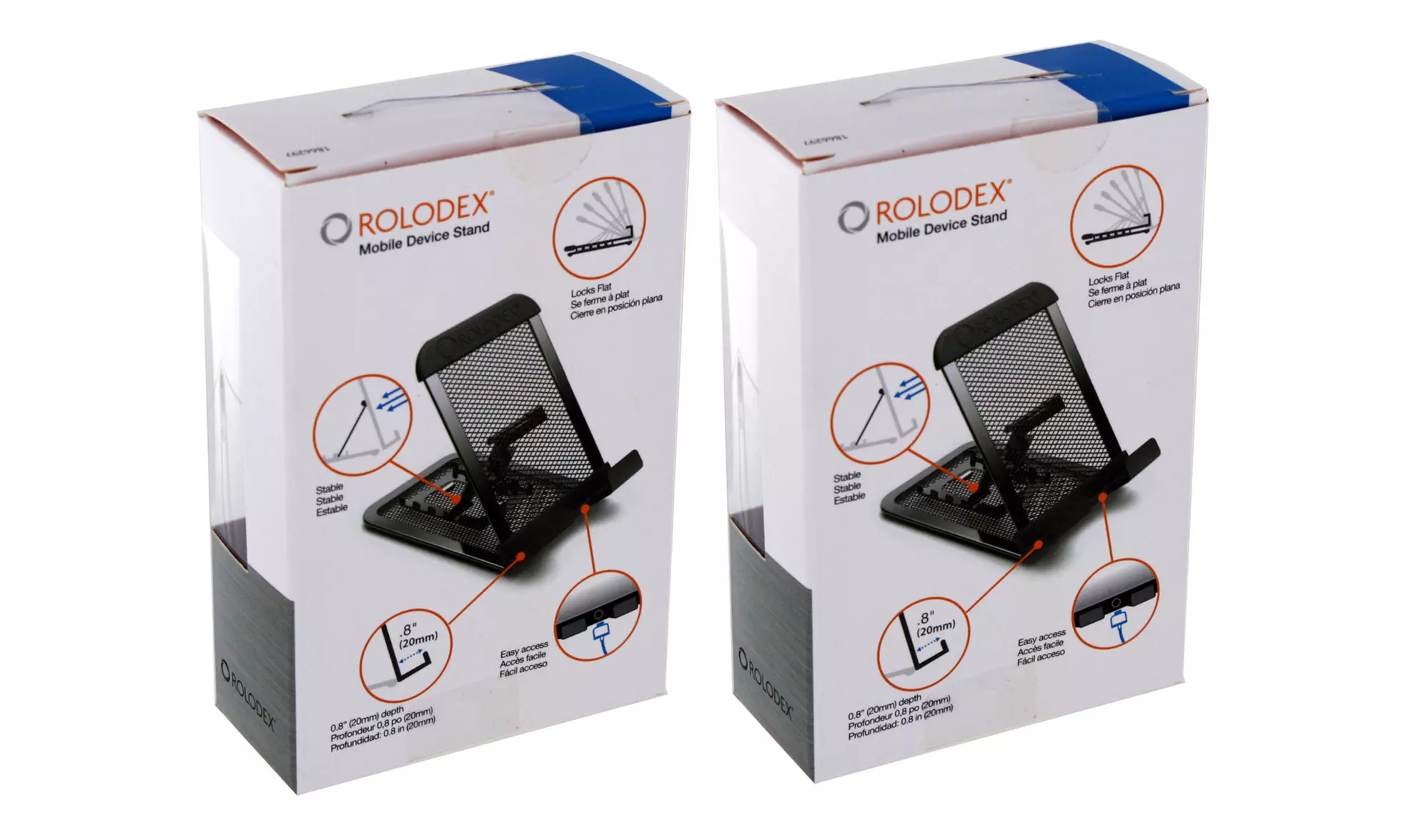 Rolodex Mesh Collection Mobile Device and Tablet Stand (2-Pack) - Second Medium