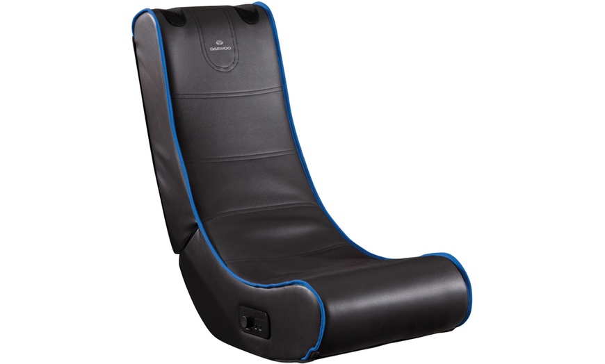 Image 3: Daewoo Rechargeable Floor Rocker Gaming Chair