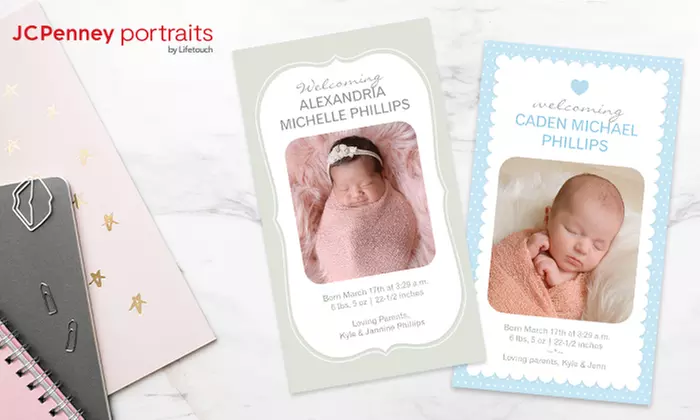 Professional Photography Session with 36, 60, or 84 5”x7” Premium Cards at JCPenney Portraits (Up to 79% Off) - Primary Image