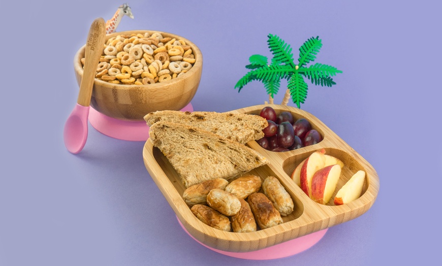 Image 5: Children's Bamboo Feeding Set