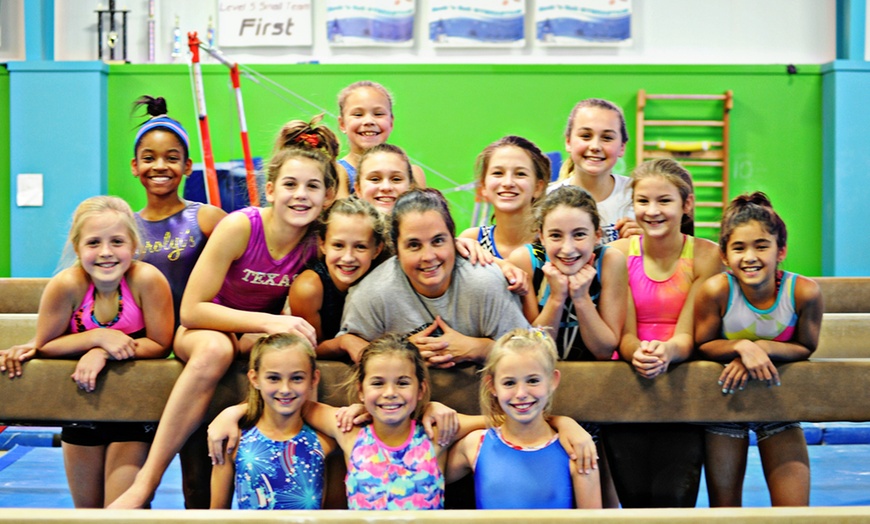 Image 1: 4 Weeks of Preschool or Grade School Gymnastics Classes!
