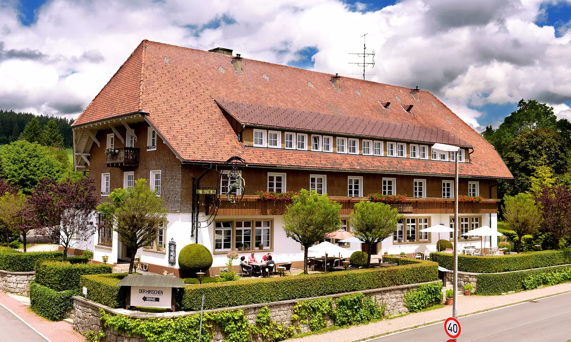 Forêt-Noire : chambre Double avec petit-déjeuner ou demi-pension à l'hôtel Der Hirschen pour 2 personnes - Primary Image