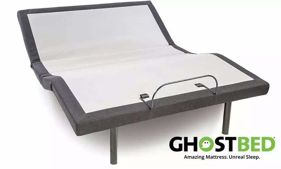 GhostBed Adjustable Power Base with Free GhostPillows - Primary Image