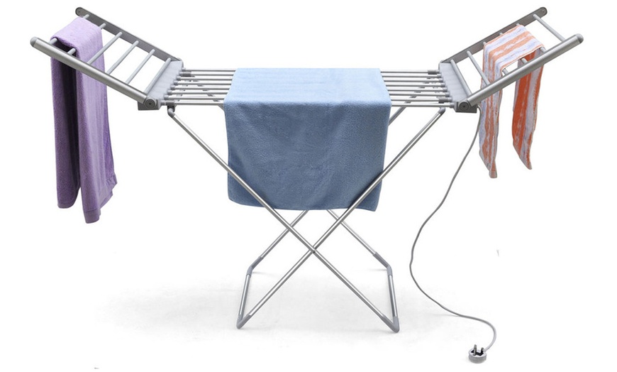 Image 2: Electric Heated Clothes Airer