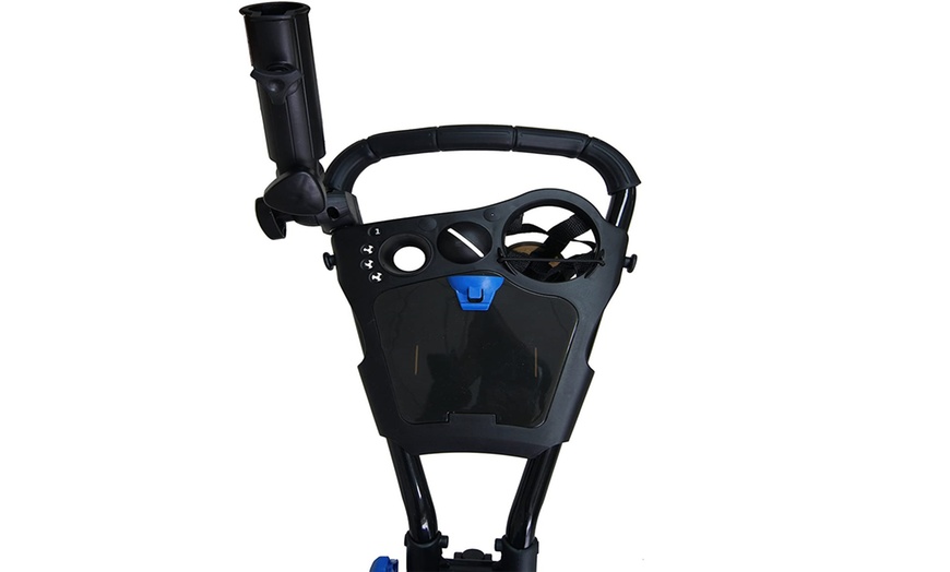 Image 4: Qwik Foldable Three-Wheel Golf Trolley