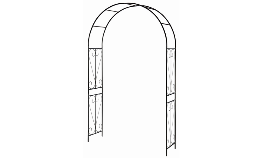 Image 7: Garden Gear 2.2m Metal Garden Arch